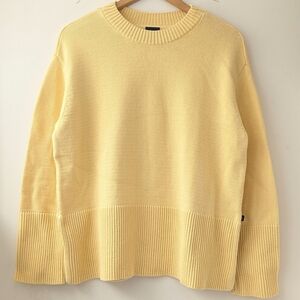 GAP 100% Cotton Butter Yellow Knit Sweater